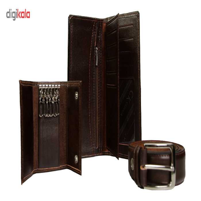 ست هدیه چرم زانکو کد 3040