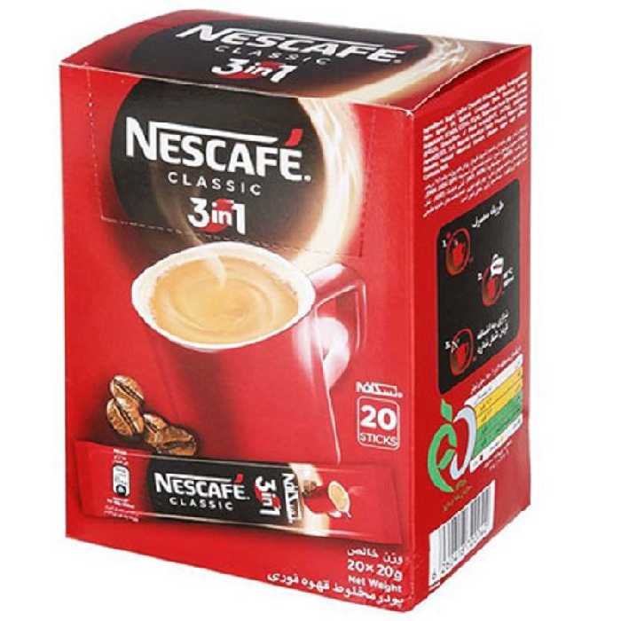 کافی میکس نسکافه 3 در 1 بسته 24عددی
