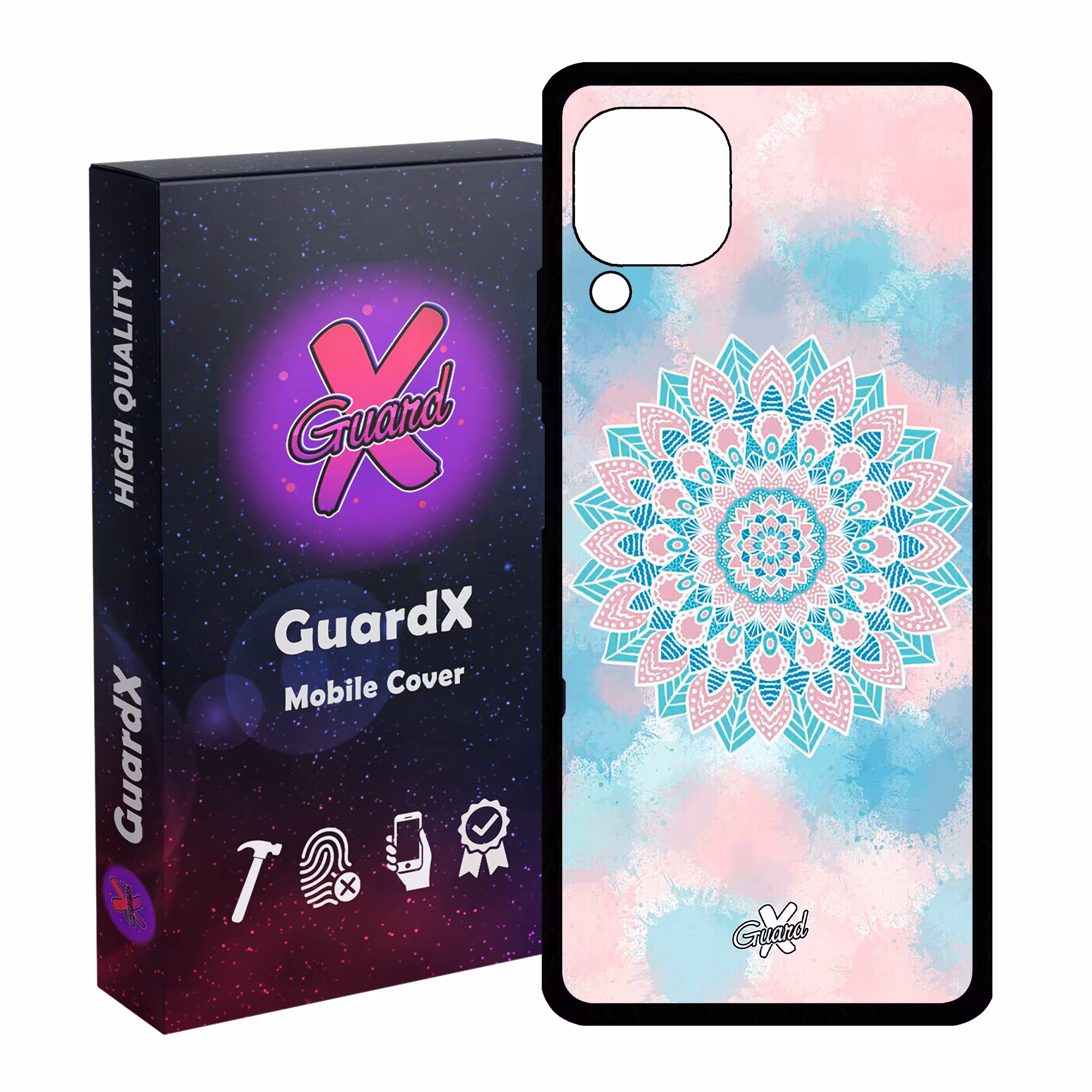 کاور گارد ایکس طرح ماندالا مدل Glass10065 مناسب برای گوشی موبایل هوآوی Nova 7i / Nova 6 SE / P40 Lite