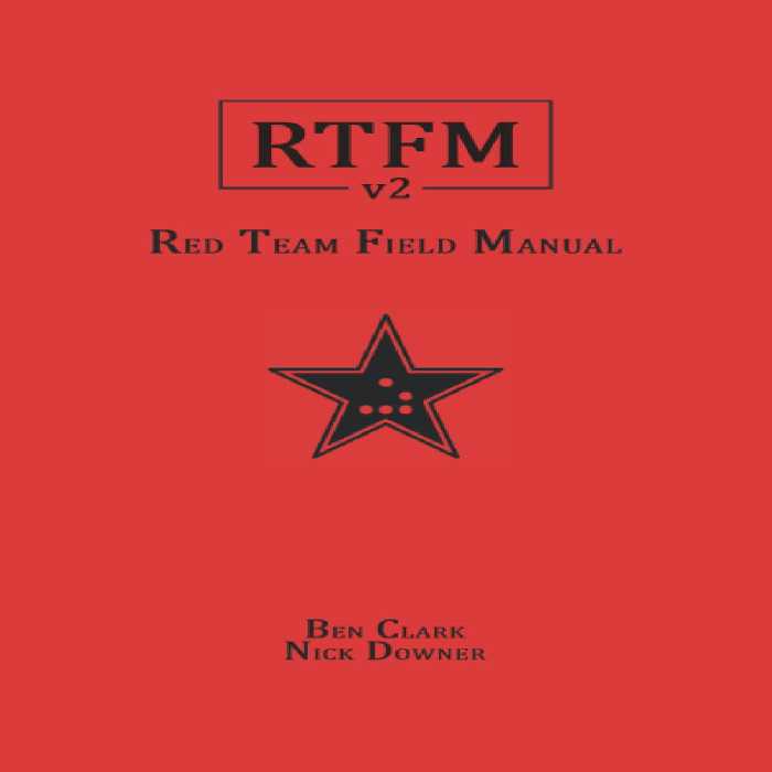 خرید و دانلود نسخه کامل کتاب RTFM: Red Team Field Manual v2