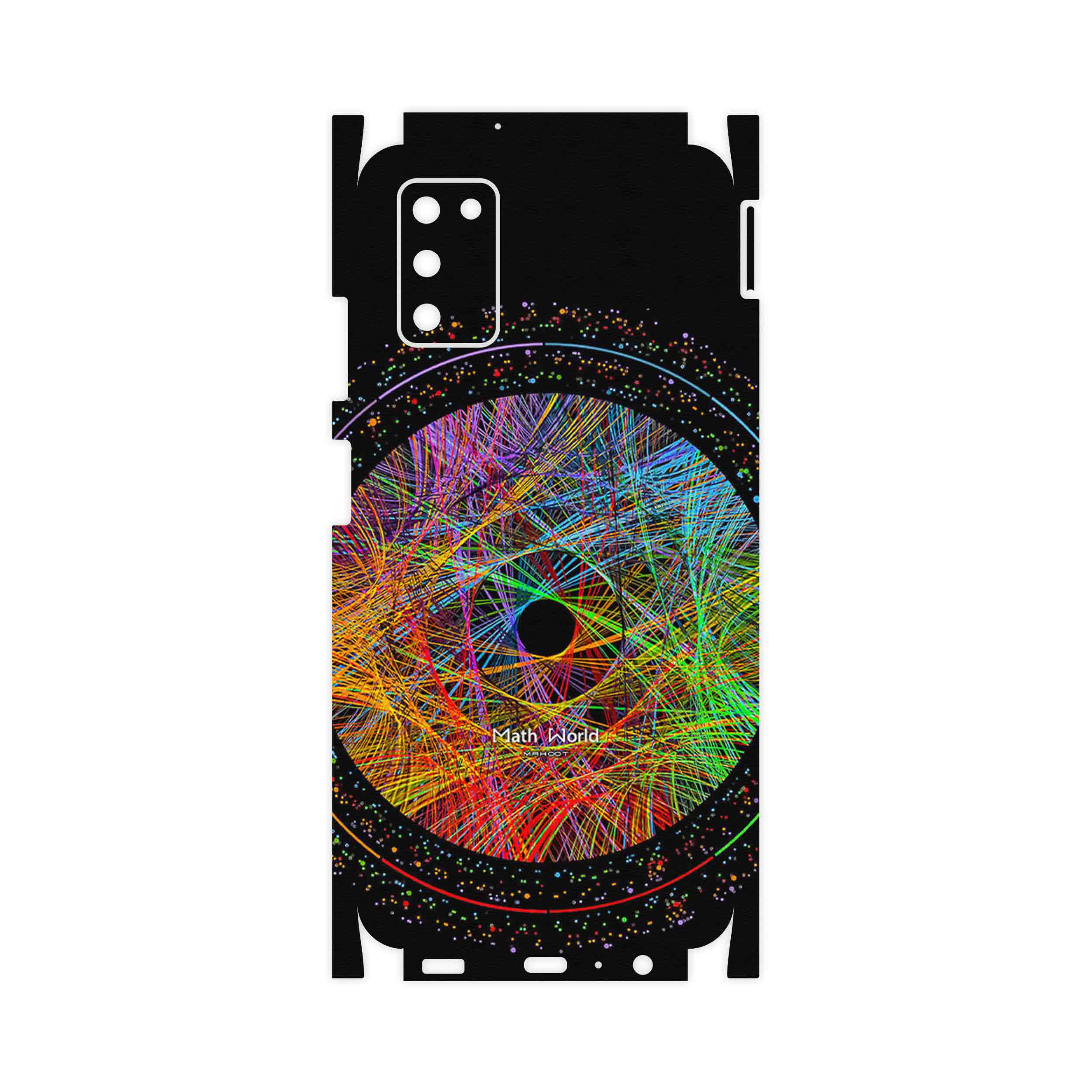 برچسب پوششی ماهوت مدل Mathematical Geometric Shape 2-FullSkin مناسب برای گوشی موبایل سامسونگ Galaxy A03S