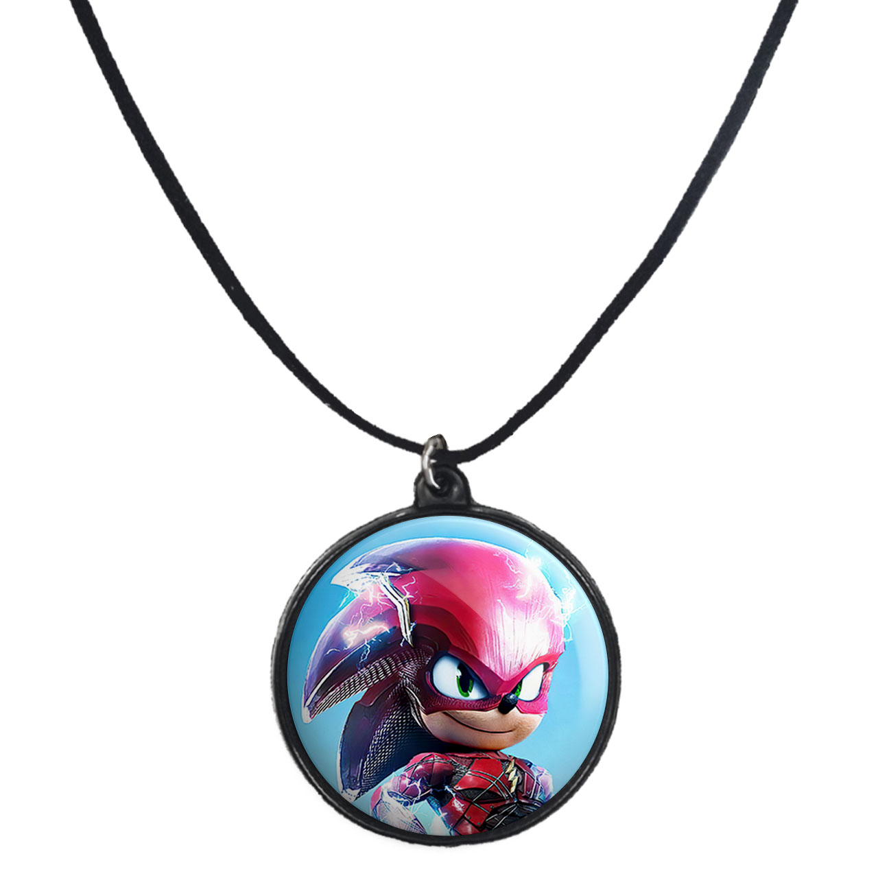 گردنبند پرمانه طرح سونیک کد pmb.14959 مدل دو طرفه