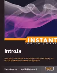 خرید و دانلود نسخه کامل کتاب Instant IntroJs