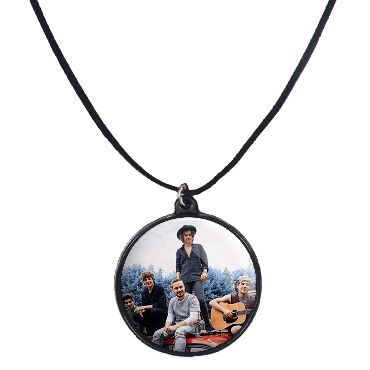 گردنبند پرمانه طرح One Direction کد pmb.13680 مدل دو طرفه