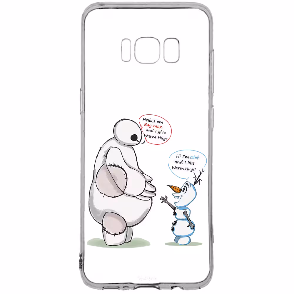 کاور طرح Olaf &amp; Baymax مناسب برای گوشی موبایل سامسونگ Galaxy S8