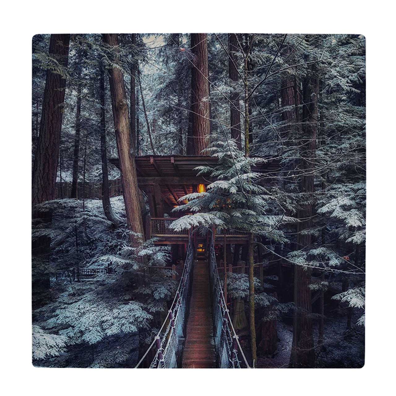  کاشی کارنیلا طرح پل معلق و جنگل کد wkk800