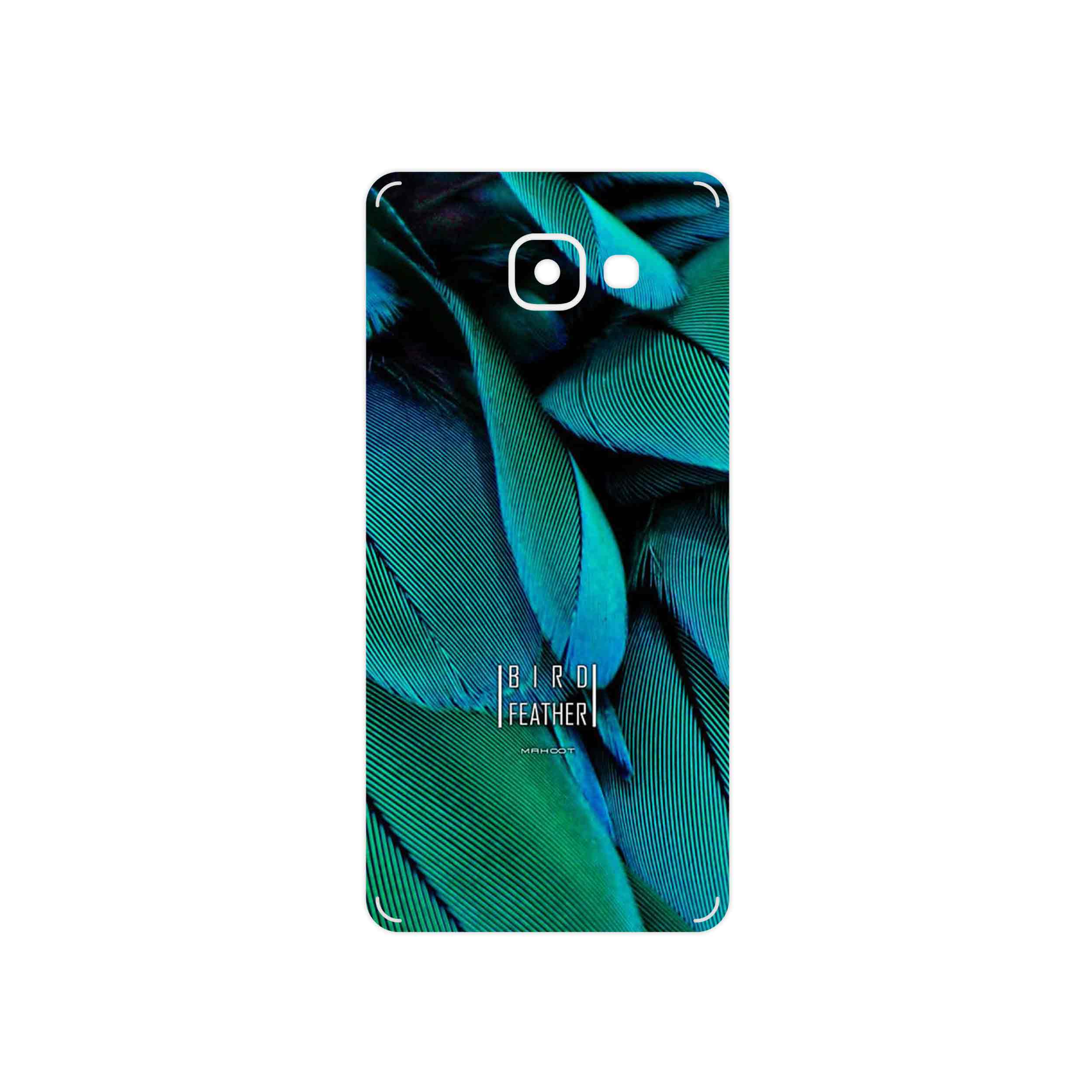 برچسب پوششی ماهوت مدل Green Feather مناسب برای گوشی موبایل سامسونگ Galaxy A7 2016
