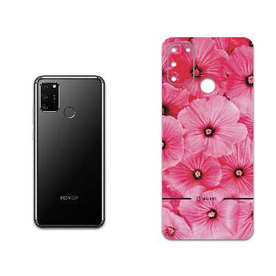 برچسب پوششی ماهوت مدل Pink-Flower مناسب برای گوشی موبایل آنر 9A