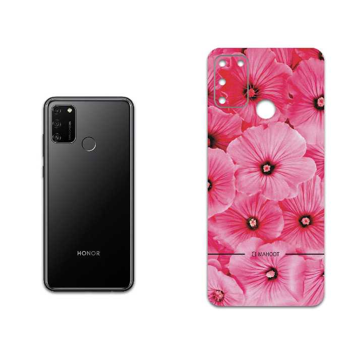برچسب پوششی ماهوت مدل Pink-Flower مناسب برای گوشی موبایل آنر 9A