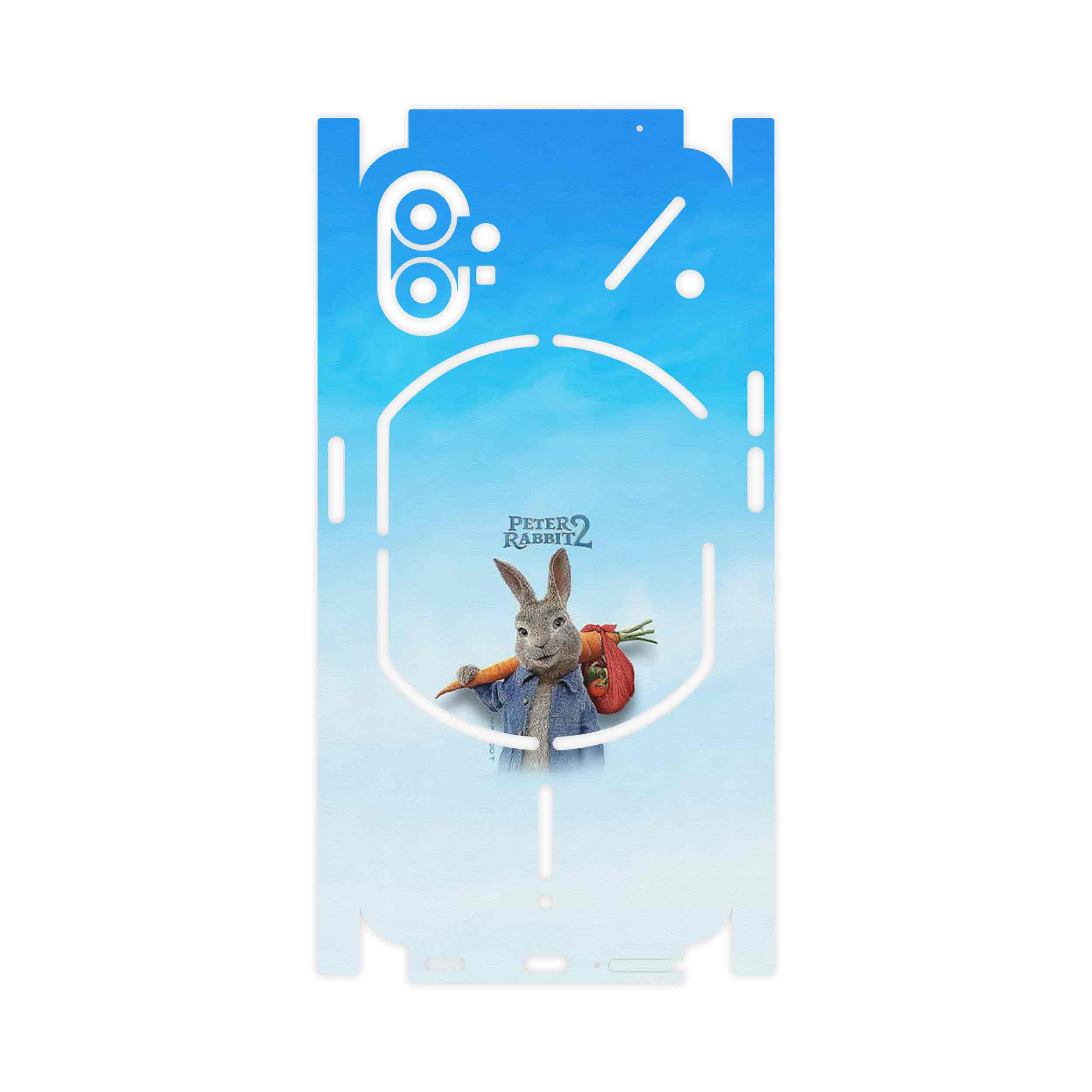 برچسب پوششی ماهوت مدل Peter Rabbit-FullSkin مناسب برای گوشی موبایل ناتینگ Phone 1