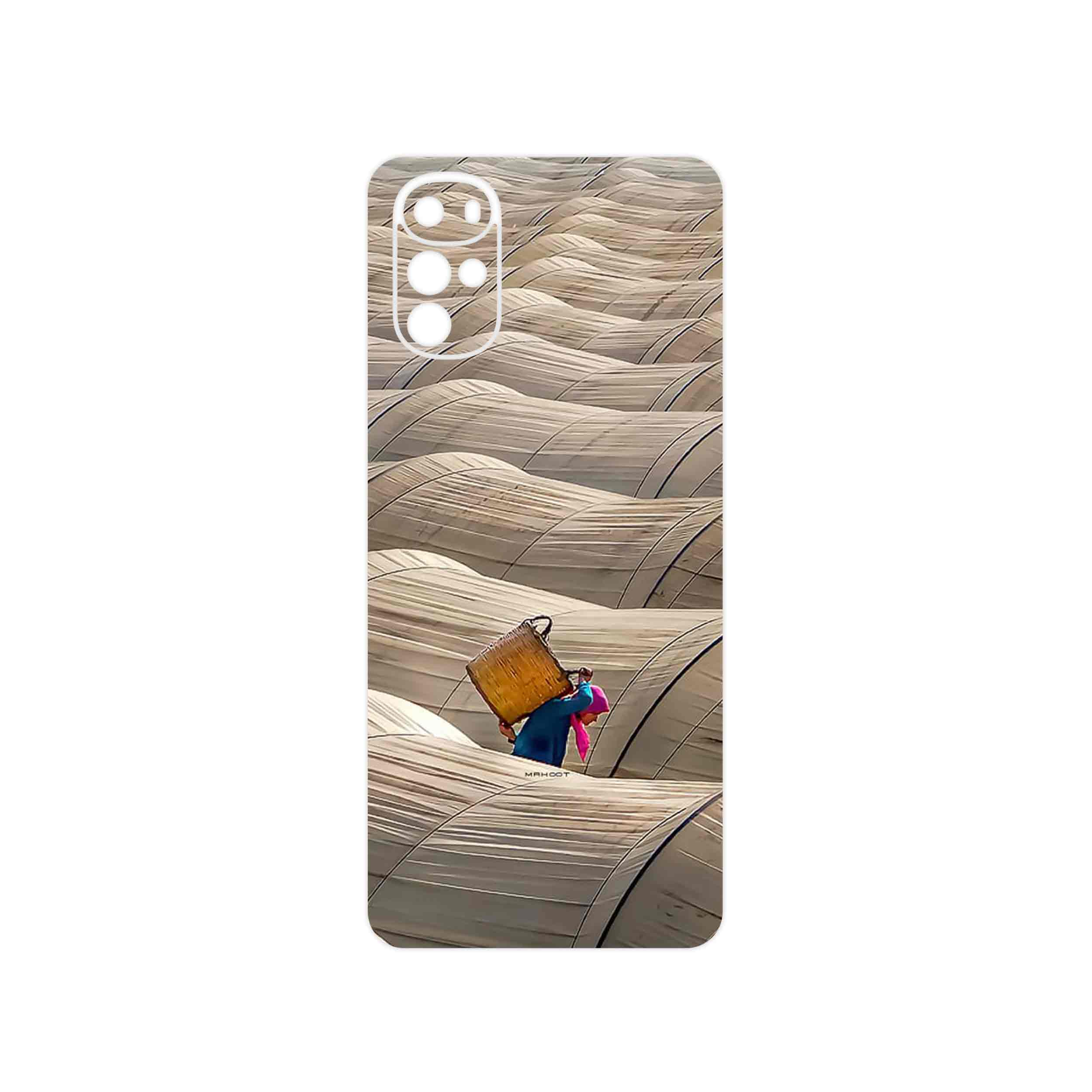 برچسب پوششی ماهوت مدل Strawberry Greenhouses مناسب برای گوشی موبایل موتورولا Moto G22