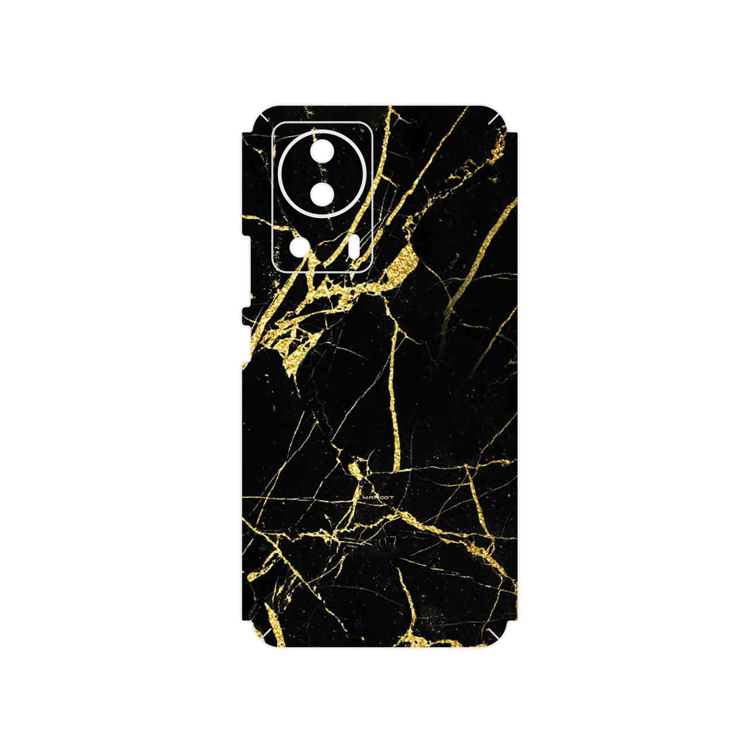 برچسب پوششی ماهوت مدل Graphite_Gold_Marble مناسب برای گوشی موبایل شیائومی 13 Lite