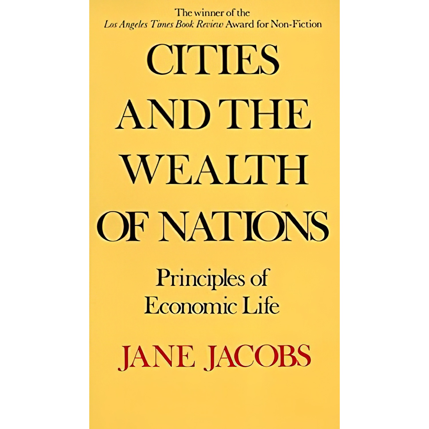 کتاب Cities and the Wealth of Nations اثر Jane Jacobs انتشارات Vintage