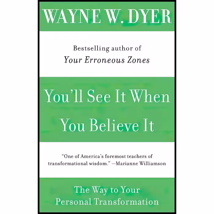 کتاب زبان اصلی Youll See It When You Believe It اثر Wayne W Dyer