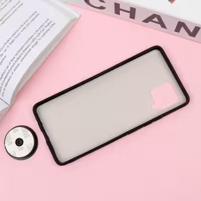 کاور طرح دخترانه کد 740 مناسب برای گوشی موبایل سامسونگ Galaxy A42 به همراه پاپ سوکت