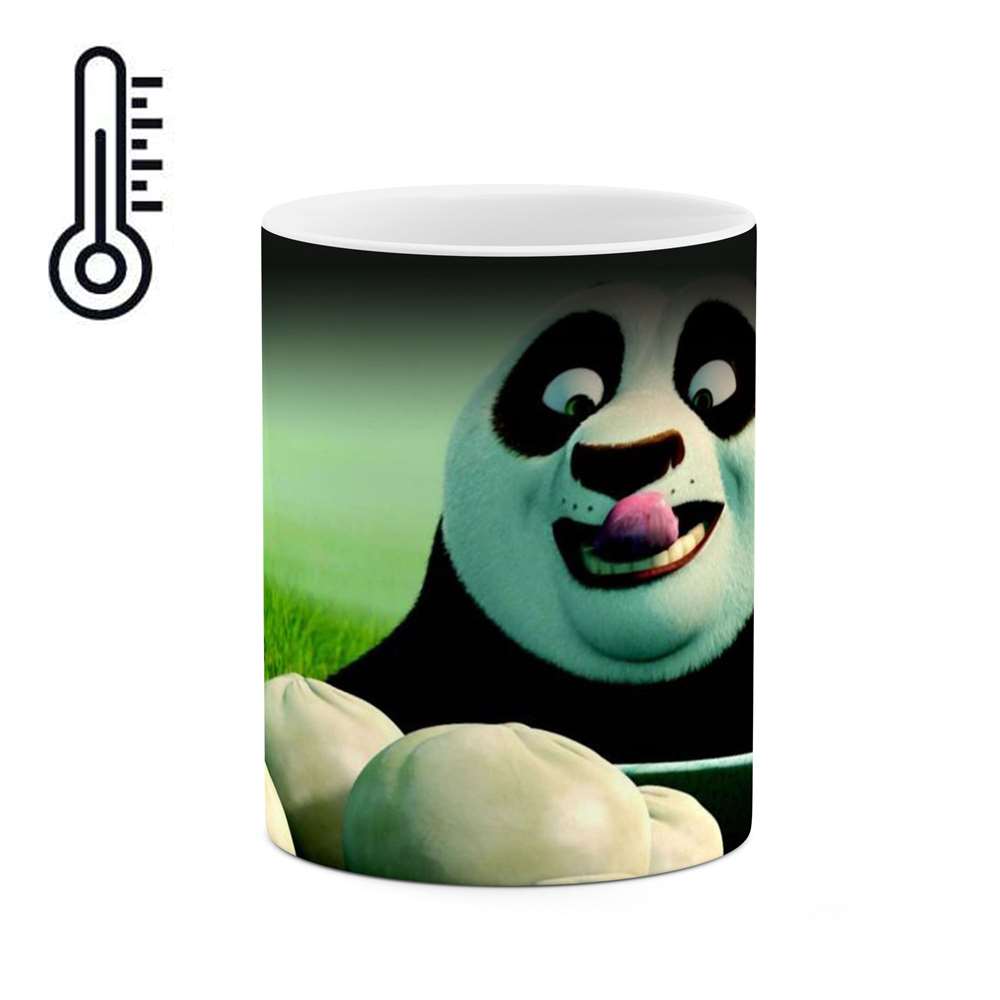 ماگ حرارتی طرح پاندای کونگ فو کار  مدل mgph13347