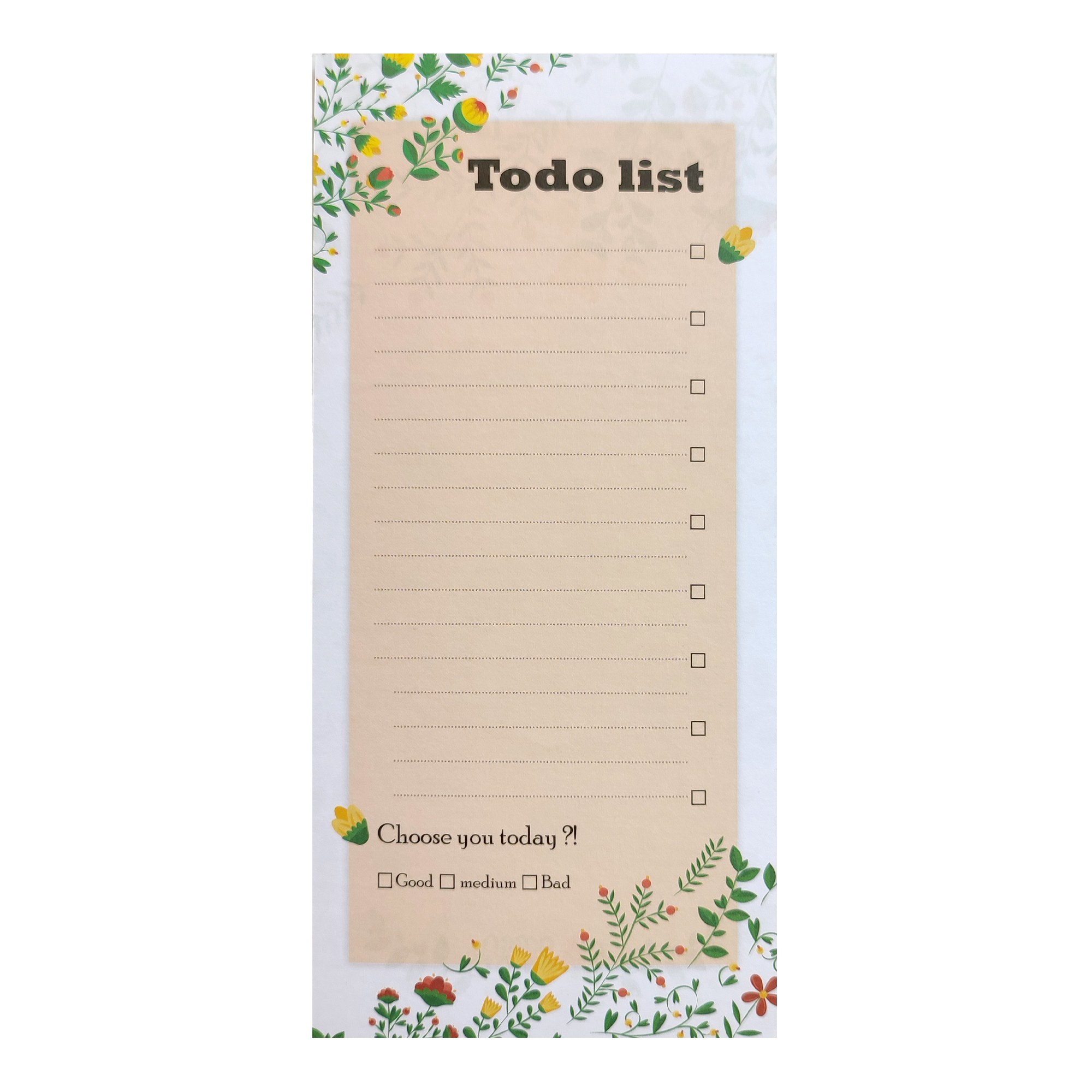 کاغذ یادداشت گرین پوینت طرح لیست کارهای روزانه مدل Flower کد ToDoListGP2010
