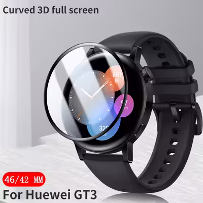محافظ صفحه نمایش لاین مدل RT007 مناسب برای ساعت هوشمند هوآوی Watch GT3 42mm بسته سه عددی
