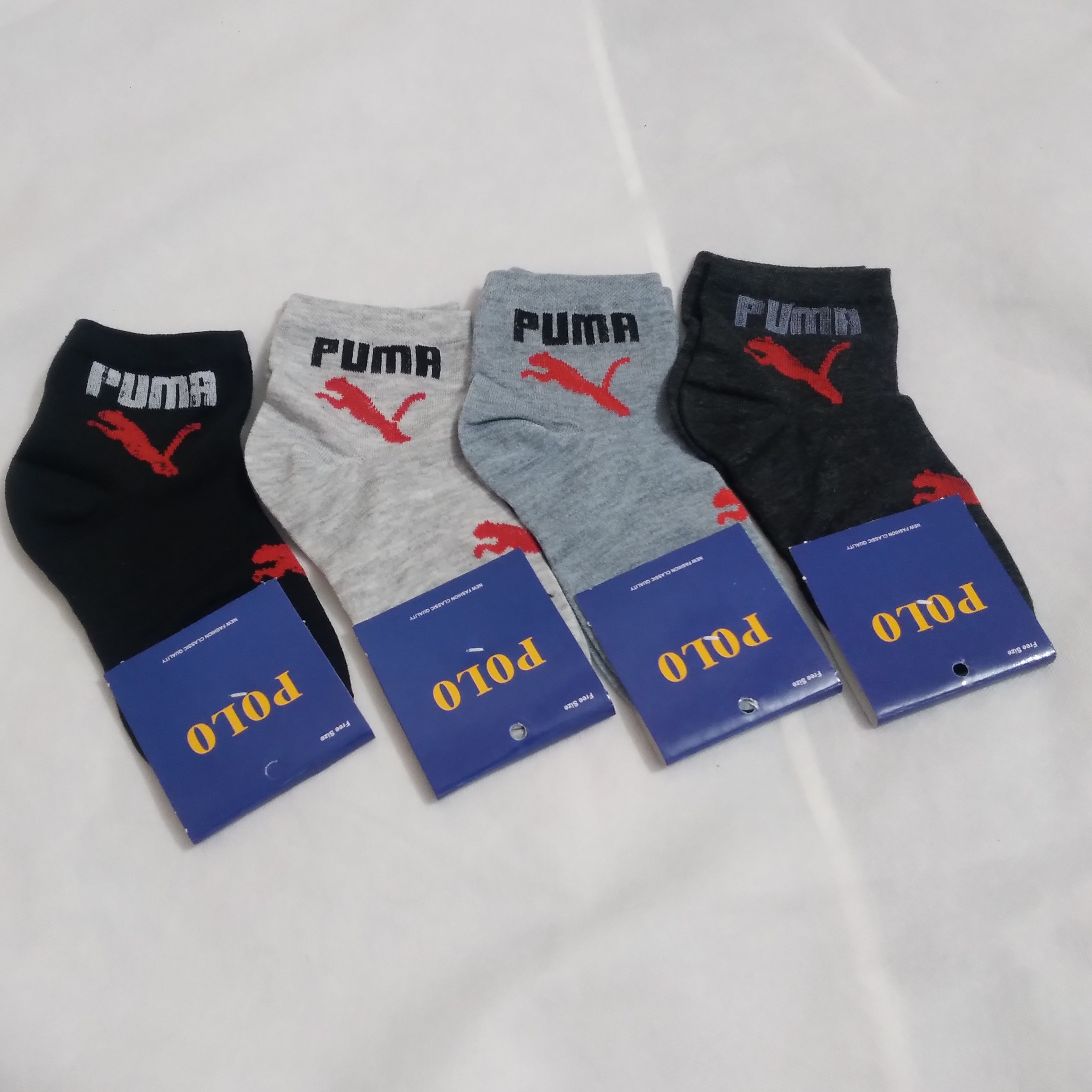 جوراب نیم ساق مجموعه سه عددی  اسپرت طرح PUMA