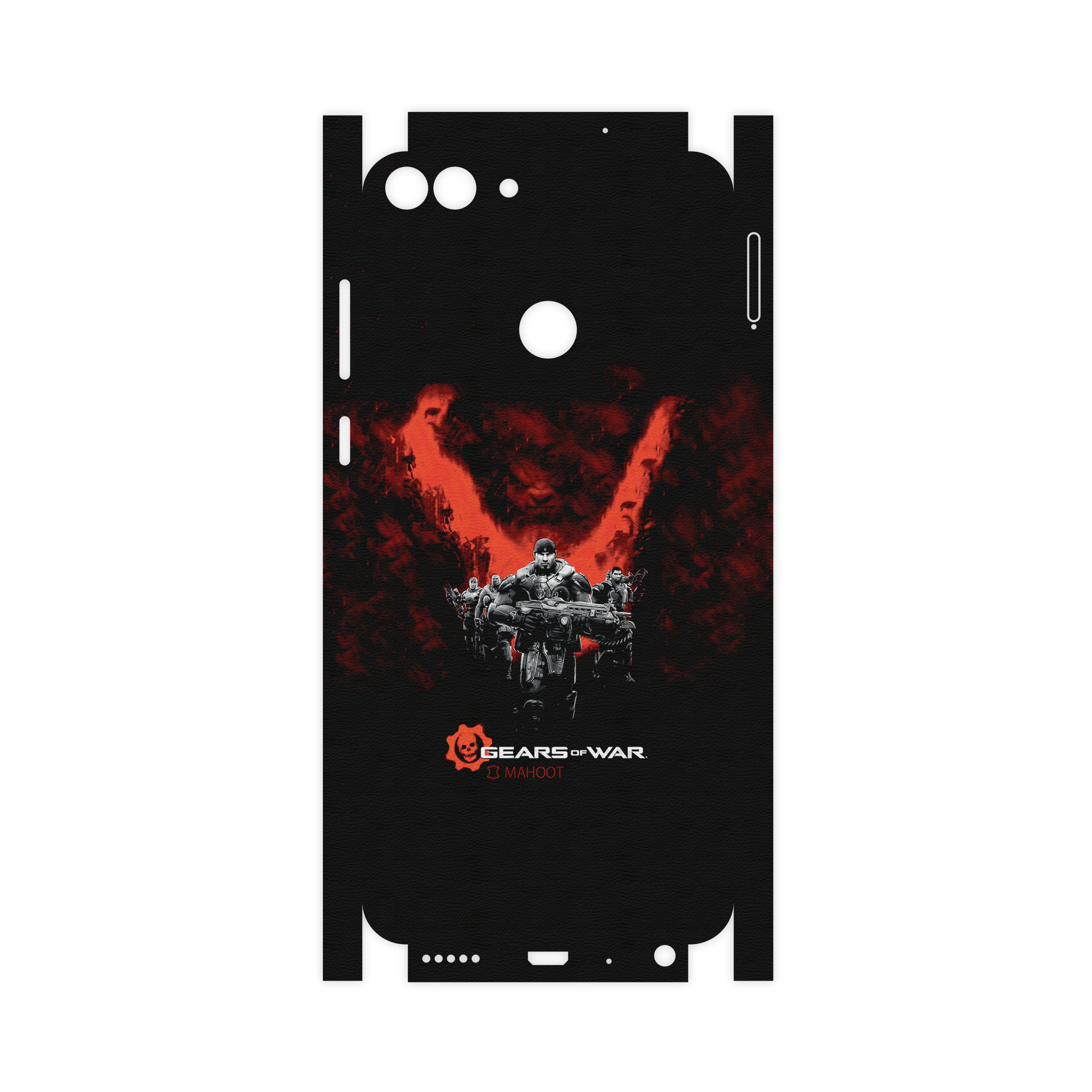 برچسب پوششی ماهوت مدل GEARS-OF-WAR-Game-FullSkin  مناسب برای گوشی موبایل هوآوی P Smart