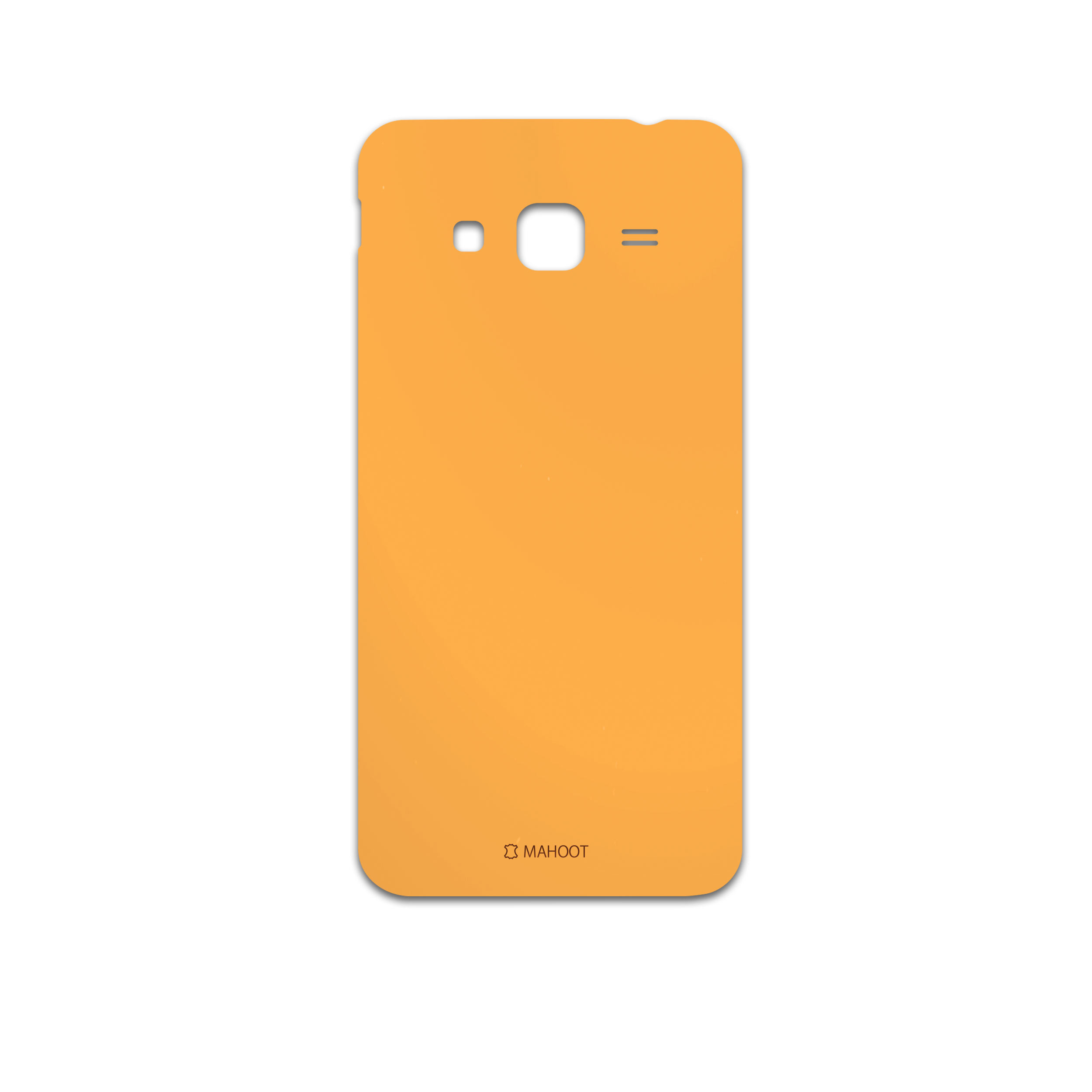برچسب پوششی ماهوت مدل Matte-Orange مناسب برای گوشی موبایل سامسونگ Galaxy J3 2016
