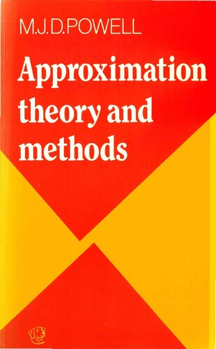 خرید و دانلود نسخه کامل کتاب Approximation Theory and Methods