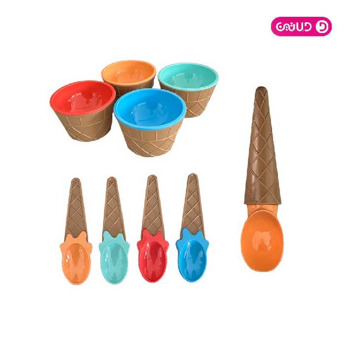 بستنی خوری پلاستیکی چهار نفره ترک