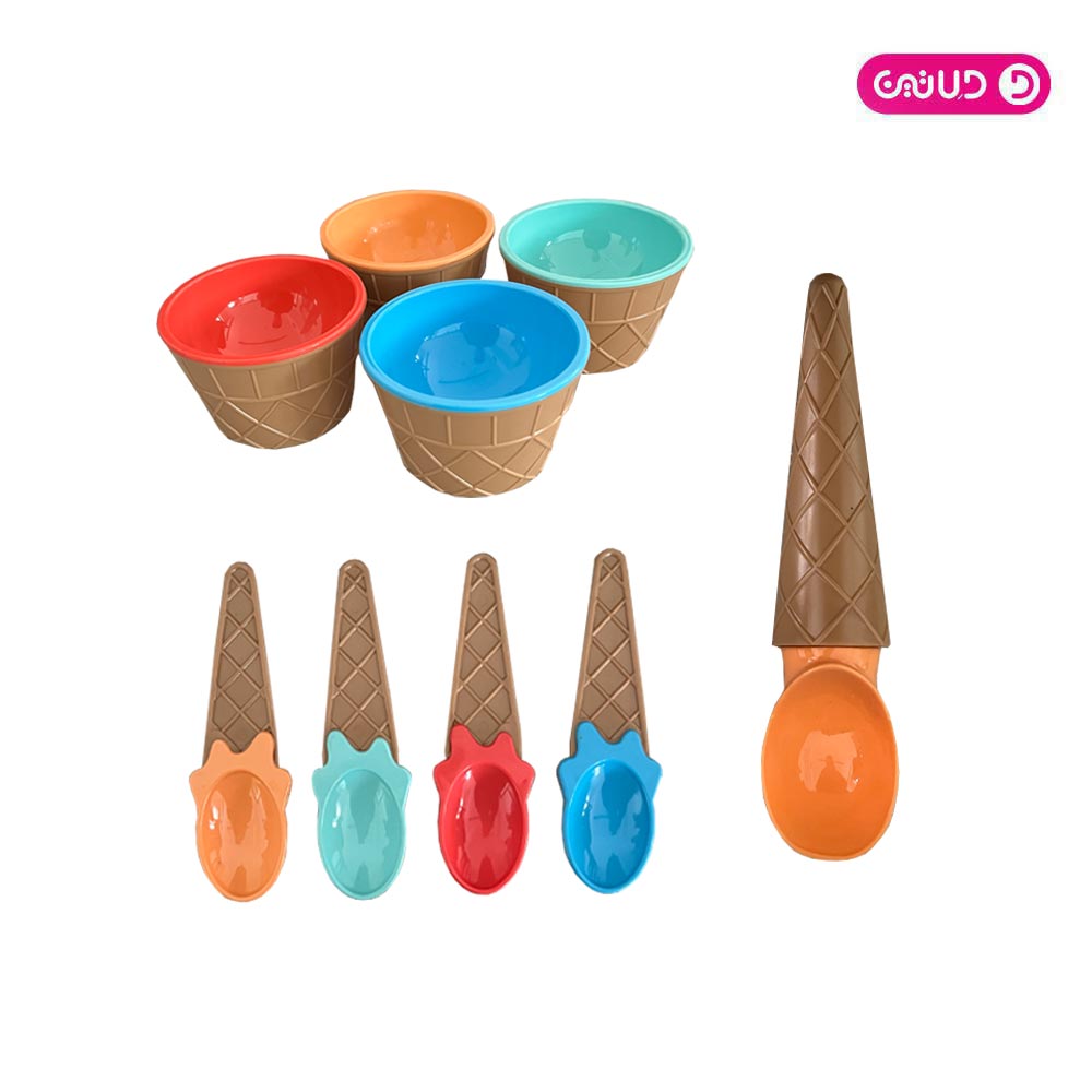 بستنی خوری پلاستیکی چهار نفره ترک