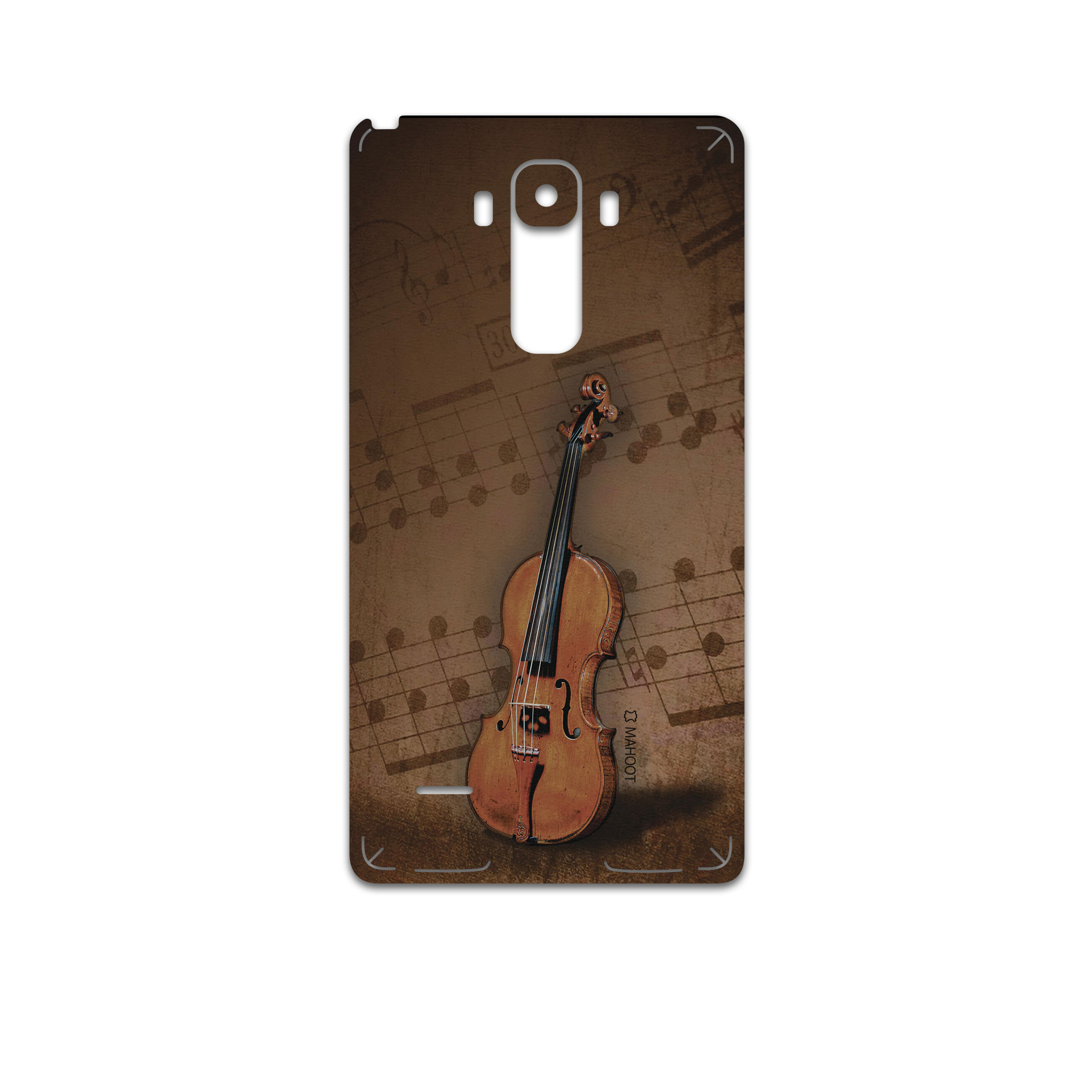 برچسب پوششی ماهوت مدل Violin-Instrument مناسب برای گوشی موبایل ال جی G4 Stylus