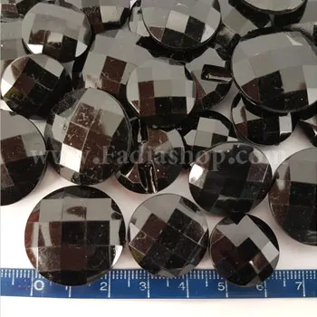 دکمه مشکی براق 678 - 3 سایز