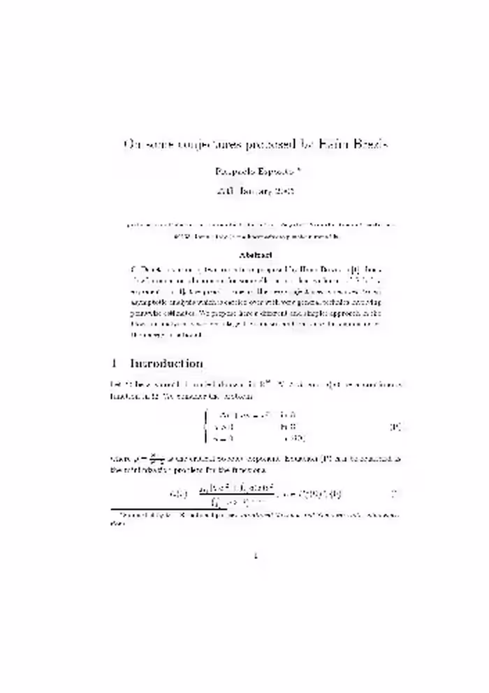 خرید و دانلود نسخه کامل کتاب On some conjectures proposed by Haim Brezis