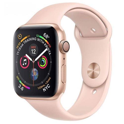 ساعت هوشمند اپل واچ 4 مدل 40mm Gold Aluminum Case with Pink Sand Sport Band
