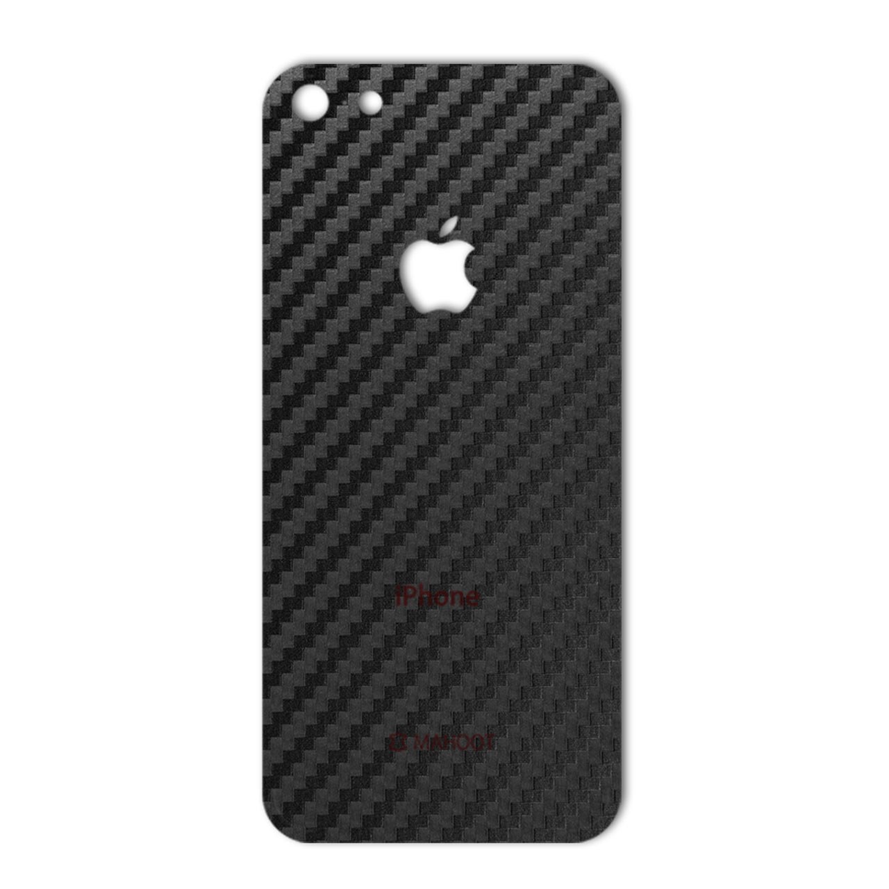 برچسب پوششی ماهوت مدل Carbon-fiber Texture مناسب برای گوشی  iPhone 5c