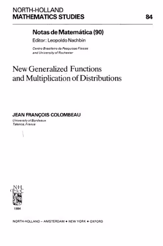 خرید و دانلود نسخه کامل کتاب New generalized functions and multiplication of distributions