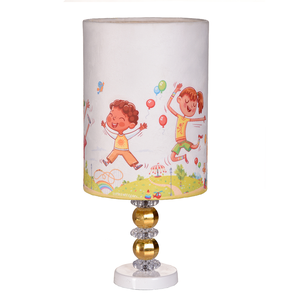 آباژور رومیزی کودک مدل دختر و پسر