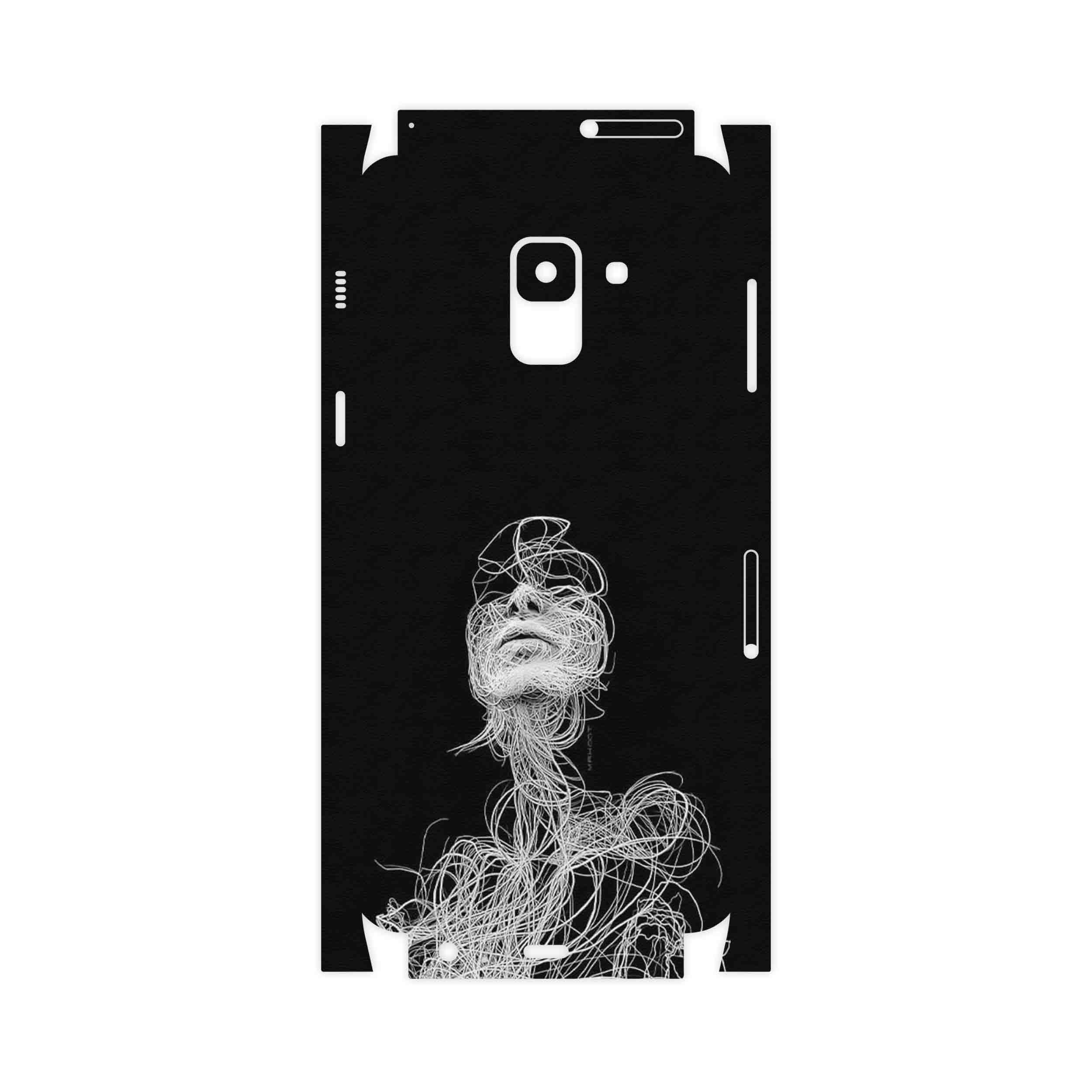 برچسب پوششی ماهوت مدل Strings Digital Art 2-FullSkin مناسب برای گوشی موبایل سامسونگ Galaxy A8 2018