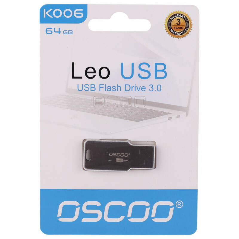 فلش مموری 64 گیگابایت USB 3.0 اسکو مدل K006