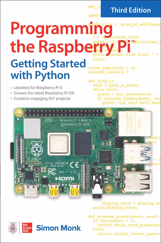 󾕇 دانلود کتاب Programming the Raspberry Pi - Getting Started with Python, 3rd Edition - دانلود کتاب های دانشگاهی