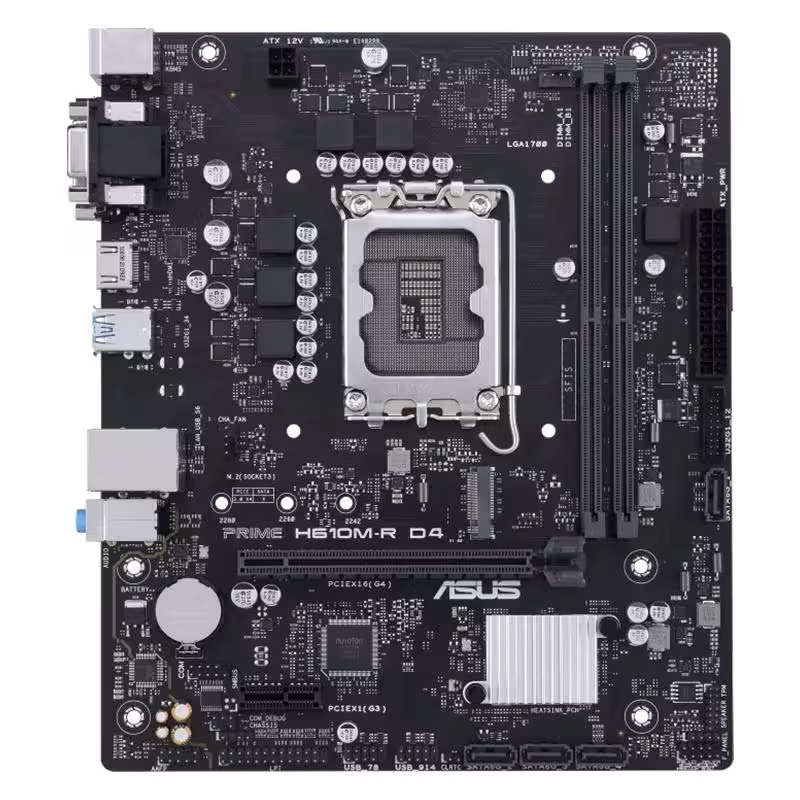 مادربرد مدل H610M-R D4 SI PRIME ASUS ایسوس