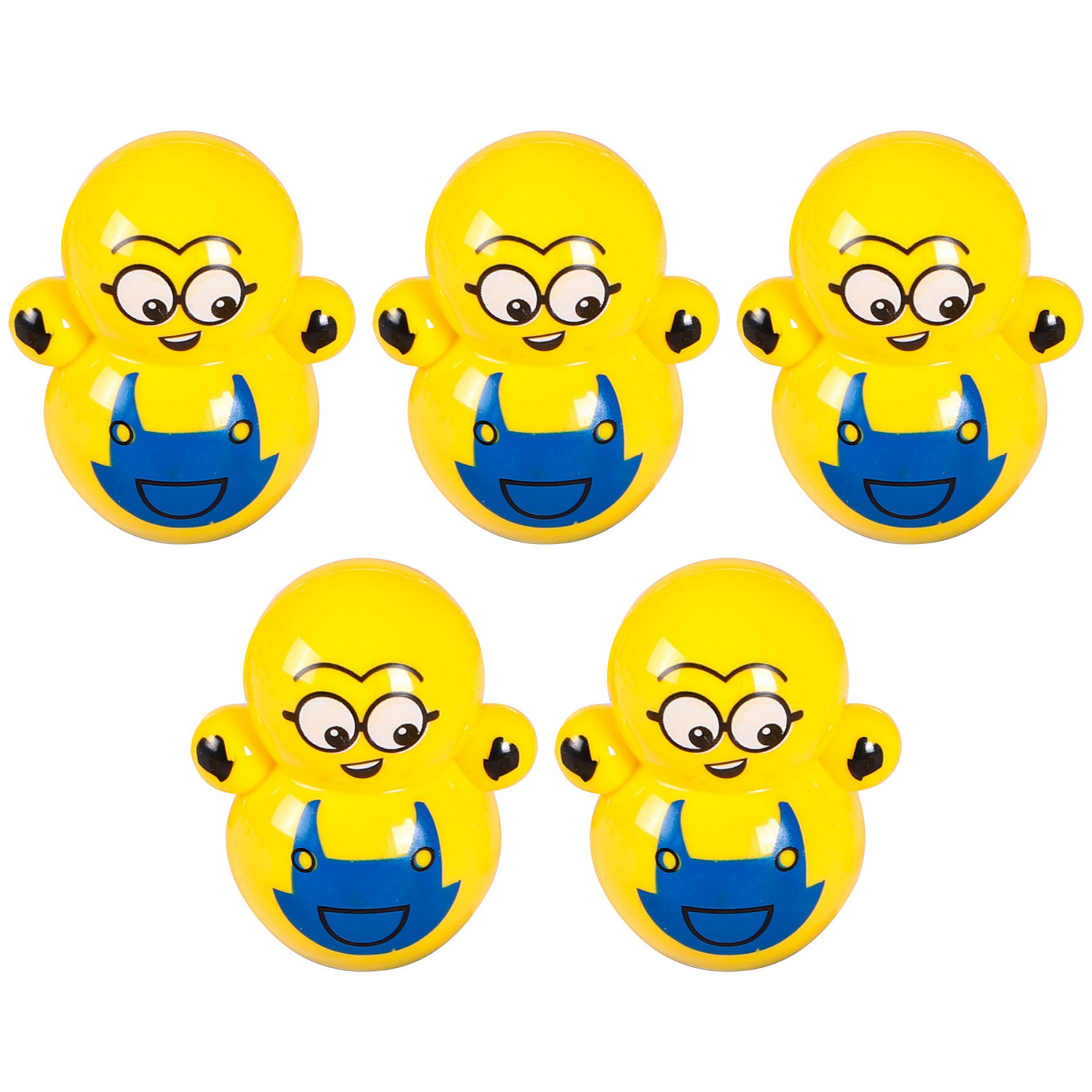 اسباب بازی مدل عروسک مینیون تعادلی مجموعه 5 عددی