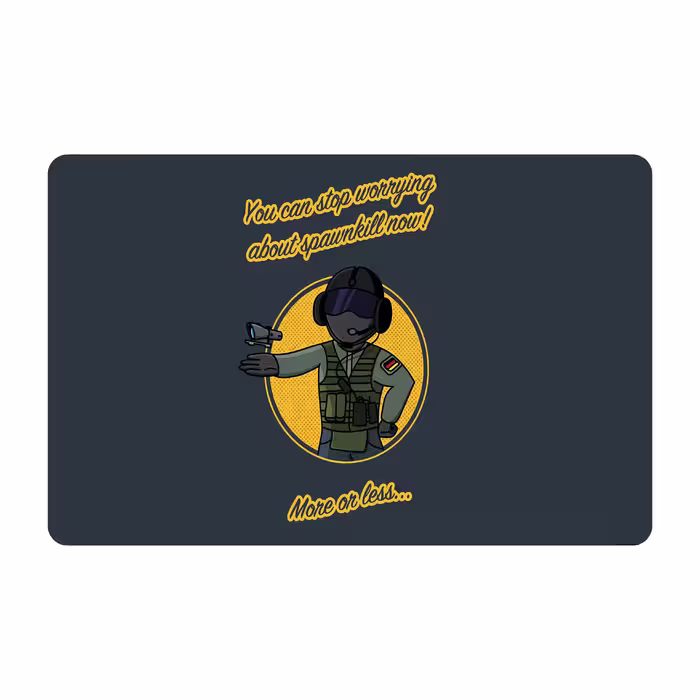 ماوس پد طرح Rainbow Six مدل mpb803