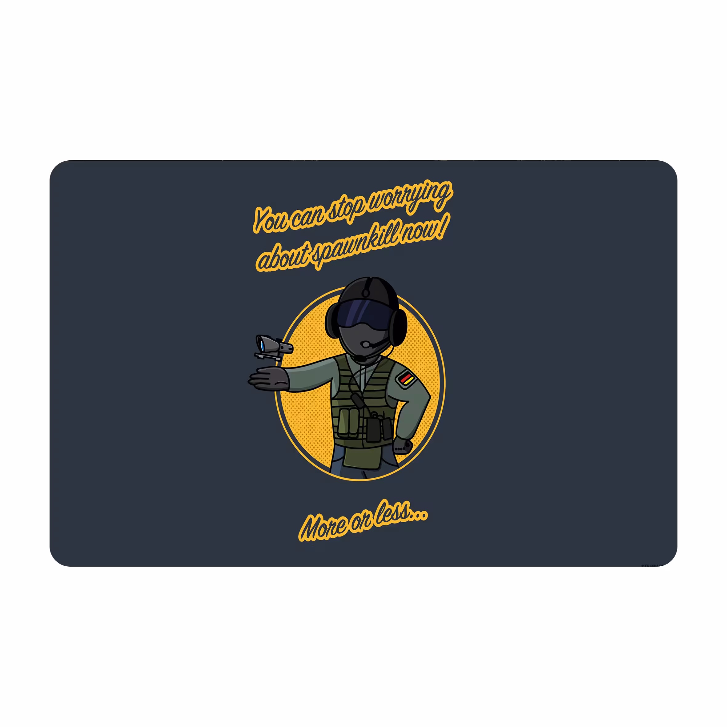 ماوس پد طرح Rainbow Six مدل mpb803