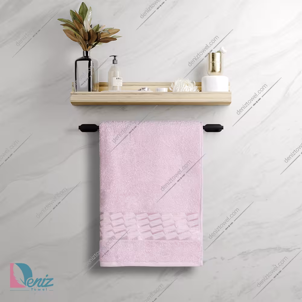 حوله استخری طرح آرام رنگ یاسی روشن