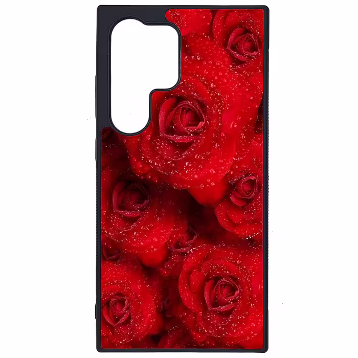 کاور طرح گل رز کد G-012 مناسب برای گوشی موبایل سامسونگ Galaxy S24 Ultra | دیجی قاب دونی
