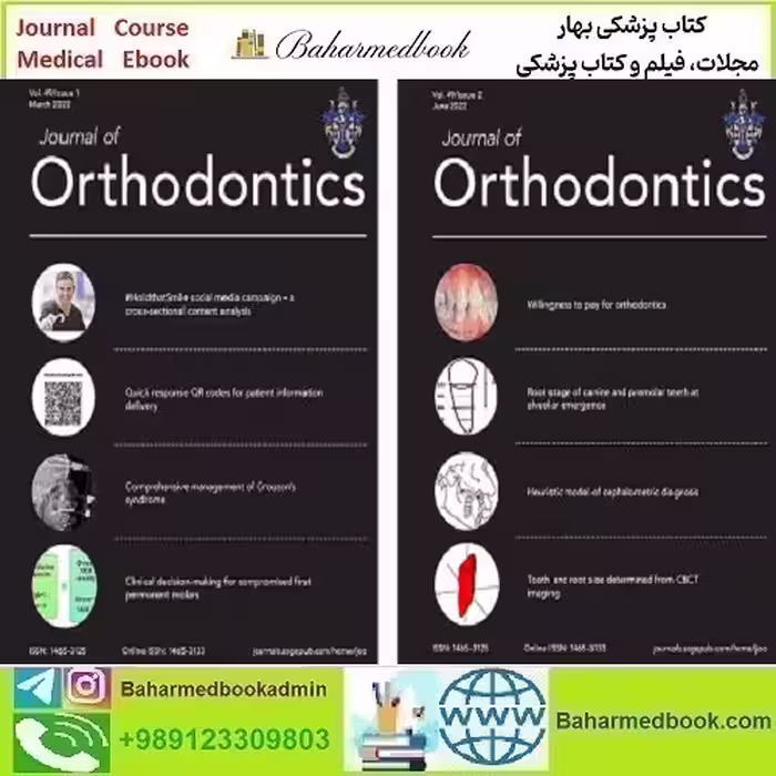 Journal of Orthodontics 2024 Full Archives TRUE PDF price 30€ - کتاب پزشکی بهار