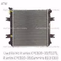 رادیاتور لیفتراک اچ سی مدل Hc H series CPCD20~35(TD27), R series CPCD20~35(Cummins B3.3-C65