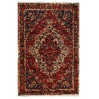 فرش دستبافت قدیمی شش متری مدل بختیاری کد 141211