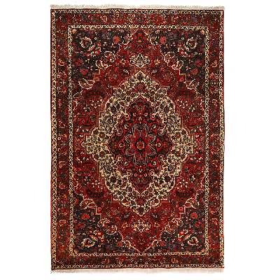 فرش دستبافت قدیمی شش متری مدل بختیاری کد 141211