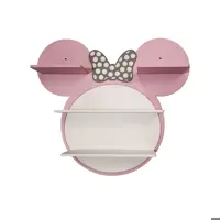  شلف دیواری اتاق کودک طرح میکی موس مدل MKids51-Pink