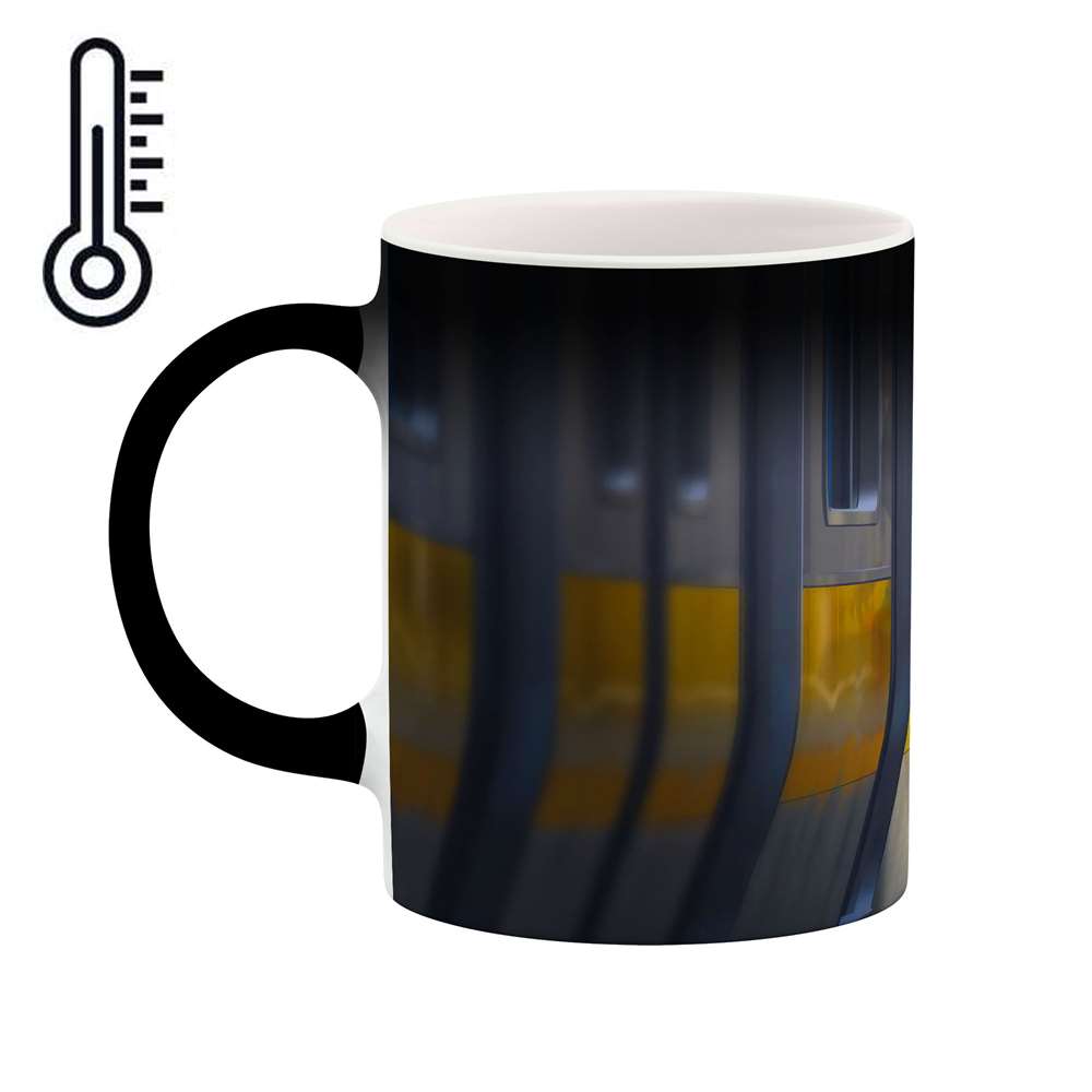 ماگ حرارتی کاکتی طرح دختر مدل mgh15445